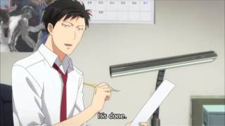 Monthly Girls Nozaki kun Episode 8 boxes scene [upl. by Anina]