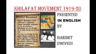 English Understanding Khilafat Movement of India [upl. by Eiramoj683]