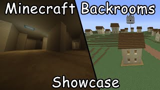 Minecraft Backrooms Showcase  outdated [upl. by Howlond]