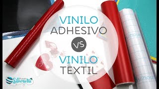 Vinilo adhesivo vs Vinilo textil [upl. by Hunfredo]