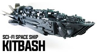 KITBASH SCIFI SPACE SHIP HOW TO [upl. by Notniuqal649]