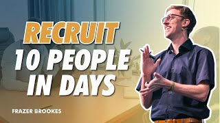 Network Marketing Recruiting – How To Recruit 10 People In 10 Days [upl. by Beckerman]