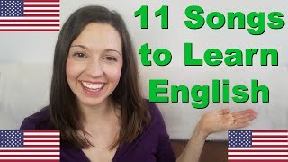 11 Songs for English Fluency Learn English With Music [upl. by Llewol]