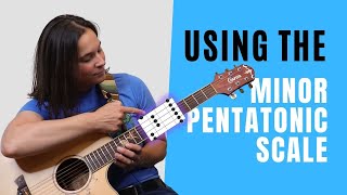 HOW TO USE The Minor Pentatonic Scale on the Guitar [upl. by Alimat566]