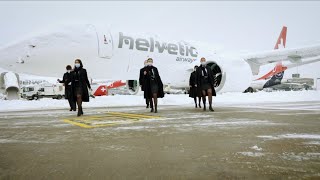 Jerusalema Dance Challenge  Helvetic Airways [upl. by Artenek402]