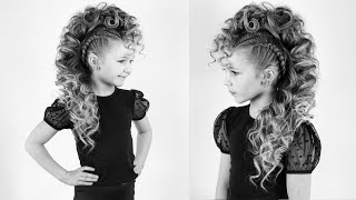 Curly Mohawk with Braids [upl. by Sib]