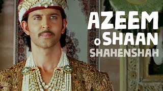 Jodhaa Akbar  Azeem o Shaan Shahenshah Lyrics  Ar Rahman  Lyric [upl. by Rodina253]