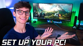 What To Do AFTER Youve Built Your Gaming PC 😀 How To Setup Your Gaming PC Build 2020 [upl. by Rhine]