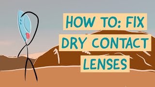 Dry contact lenses how should I fix them  Optometrist Explains [upl. by Amandie571]