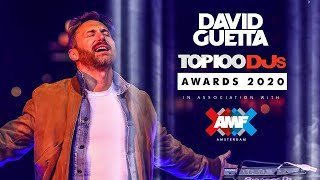 David Guetta  AMF Presents Top 100 DJs Awards 2020 [upl. by Aker]