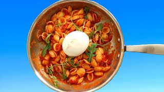 Orecchiette Pasta with Tomato Rocket and Burrata  Cyrlin Cuisine [upl. by Damara]