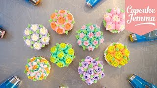 How to Use Russian Piping Nozzles  Cupcake Jemma [upl. by Allenotna]