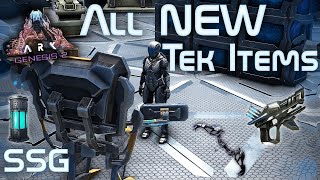 ARK Genesis 2 All NEW Tek Items [upl. by Eliathan]