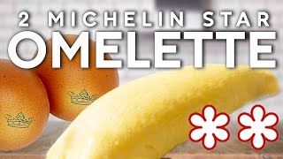 The Secret of the Perfect Folded Omelette Two Michelin Star Method  Easy  Fluffy [upl. by Wilber577]