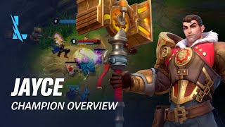 Jayce Champion Overview  Gameplay  League of Legends Wild Rift [upl. by Pronty]