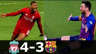 Liverpool vs Barcelona 43  UCL Comeback 2019  Full Highlights [upl. by Teodoor]