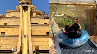 Atlantis Aquaventure  Water Slides amp River Rapids POV  Water Park [upl. by Camile]