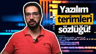 Yazılım terimlerinin anlamları  Yazılım terimleri sözlüğü [upl. by Nyleikcaj]