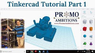 Tinkercad Tutorial Part 1  Interface and Movement [upl. by Pfaff]