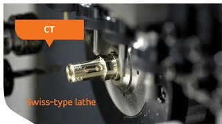 Tornos CT  Swisstype lathe [upl. by Arobed]