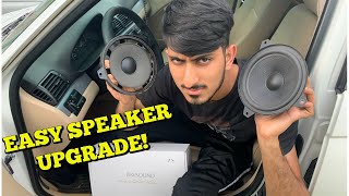 BMW Speaker Upgrade EASY DIY INSTALL BAVSOUND REVIEW [upl. by Ramberg]