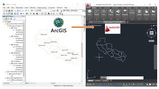 ArcGIS How to export GIS map to AutoCAD [upl. by Acinorev834]