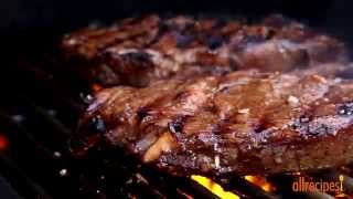 How to Make Garlic Marinated Steaks  Beef Recipes  Allrecipescom [upl. by Hebner]