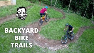 Backyard MTB Trails  Building amp Riding [upl. by Engle]