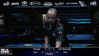 BANK POOL FINAL Shane Van Boening vs Billy Thorpe  2019 US Open Bank Pool Championship [upl. by Farly]