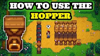 Stardew Valley 15  How To Use The Hopper effectively sort of [upl. by Morris]