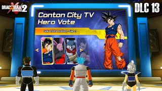 Dragon Ball Xenoverse 2 DLC Pack 13  Conton City TV amp Hero Vote Update Concept [upl. by Guttery]