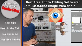 Quick Tip Best Free Photo Editing Software Fast Stone Image Viewer [upl. by Jillayne]