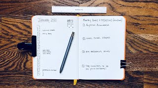 Minimalist Beginner Friendly Bullet Journal Setup [upl. by Gerty]