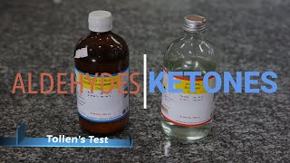 Aldehydes and Ketones Tollens Test [upl. by Franklin]