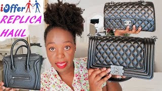 iOFFER REPLICA HANDBAG HAUL 2018  IS iOFFER A SCAM iOFFER REVIEW [upl. by Enirehtahc988]