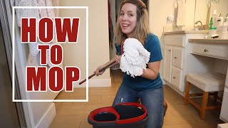 How to Mop Tips for Mopping the Floor [upl. by Sema388]