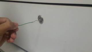 How to pick a lock using paper clip [upl. by Ennovyhs]