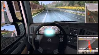 PC Euro Truck Simulator 2 How to get smooth steering settings 1080p [upl. by Ryle638]