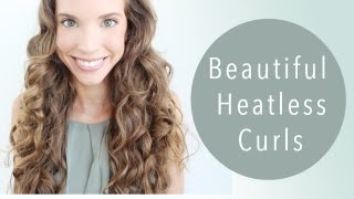 HOW TO HEATLESS CURLS With flexi rods [upl. by Ettenotna]