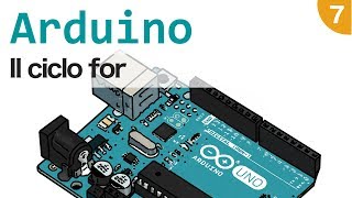 Arduino Tutorial Italiano  Il ciclo for  7 [upl. by Namien]