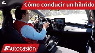 Cómo conducir mejor un coche híbrido  Vídeo práctico  consejos [upl. by Allevon]