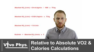 Relative to Absolute VO2 and Calories Calculations [upl. by Seif]