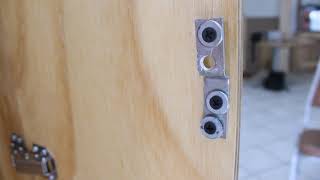 How to install Cabinet Lock on two doors [upl. by Aita379]