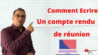 COMMENT écrire UN COMPTE RENDU [upl. by Eldredge]