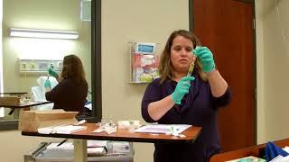 Mixing a powder medication with Sterile Water  Vial [upl. by Melvena421]