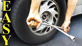 How to Change a Tire plus jacking it up [upl. by Chantalle625]