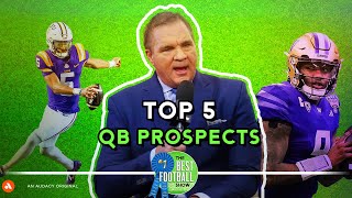 Brian Baldingers QB Prospect Rankings  The Best Football Show [upl. by Fontana]