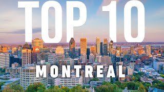 10 BEST Things To Do In Montreal  Montreal Travel Guide [upl. by Fernand]