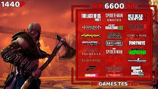 RX 6600 XT in 2023  30 Games Tested at 1440P🔥 [upl. by Deeanne925]