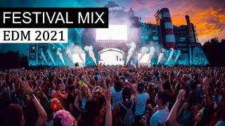 EDM FESTIVAL MIX 2021  Party Electro Rave Music [upl. by Ymmot]